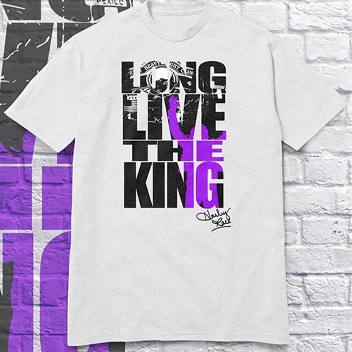 Long Live the King Harley Race T-shirt